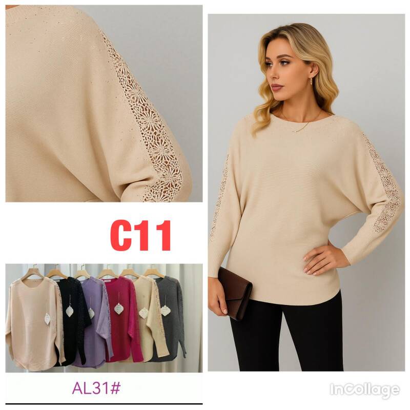 Bluzki damskie Roz L-3XL, Mix Kolor .Paczka 10 szt